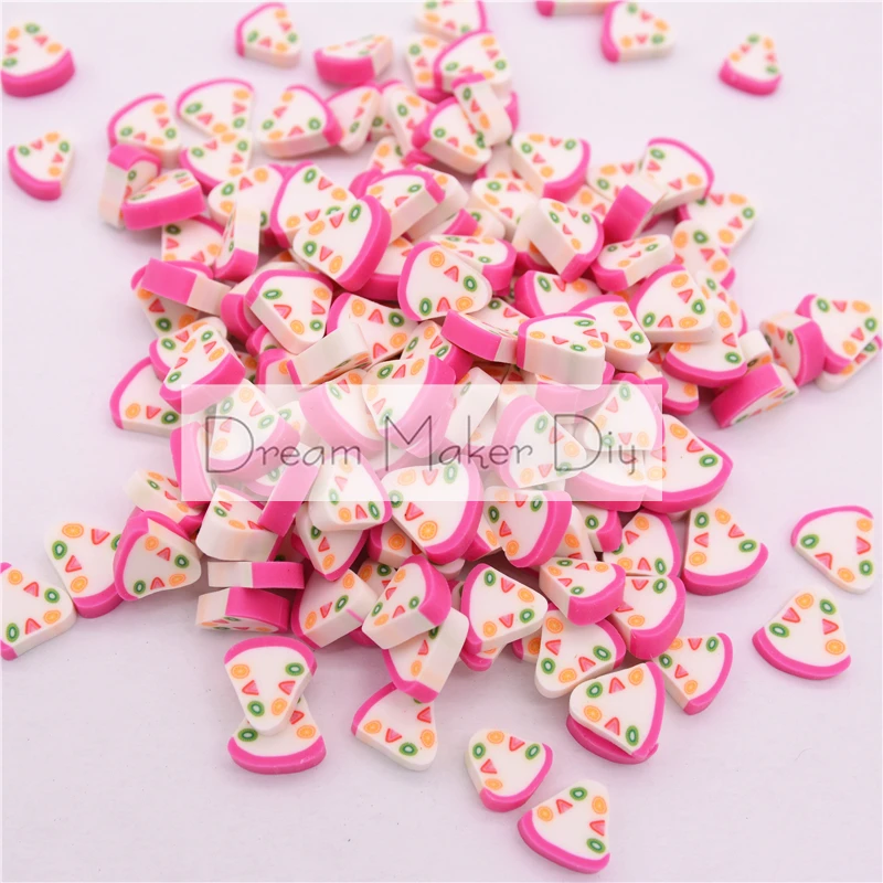 100g/lot Polymer Clay Sprinkles Lovely Confetti For Crafts Making, Diy