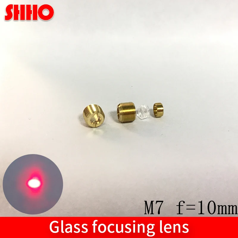 High quality M7 brass composite lens D ZK3 glass focusing lens diameter