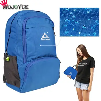 

35L Nylon Foldable Ultralight Bag Men Women Backpack for Travel Cycling Climbing Hiking Camping Bagpack Back Pack Mochila 2018