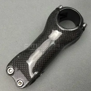 

Without LOGO glossy 3K full Carbon Fiber Road Bicycle MTB Bike Stem Angle 6 Degree 31.8x60/70/80/90/100/110/120/130mm