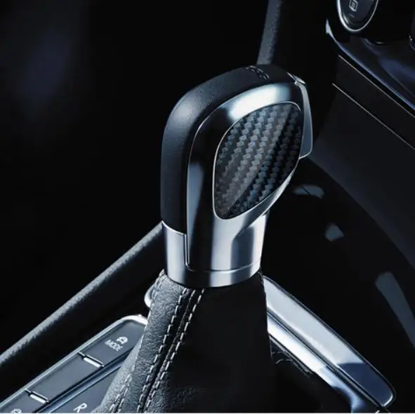 

Automatic gear shift handle Carbon fibre patch FOR Volkswagen tiguan Passat B8 Golf 7 Automatic Gear Handle Sticker accessories