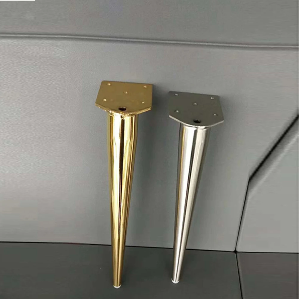 

4Pcs Metal Cabinet Furniture Legs Stainless Steel Cabinet Feet Adjustable Kitchen Feet Round (80 x 300 mm)