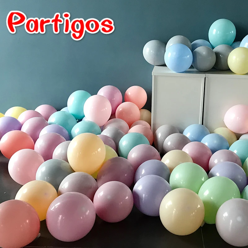 Partigos 50 шт. 5 дюймов конфеты Макаруны латексные шары, гелий воздушный шар для вечерние, свадебные, детские игрушки, вечерние шары