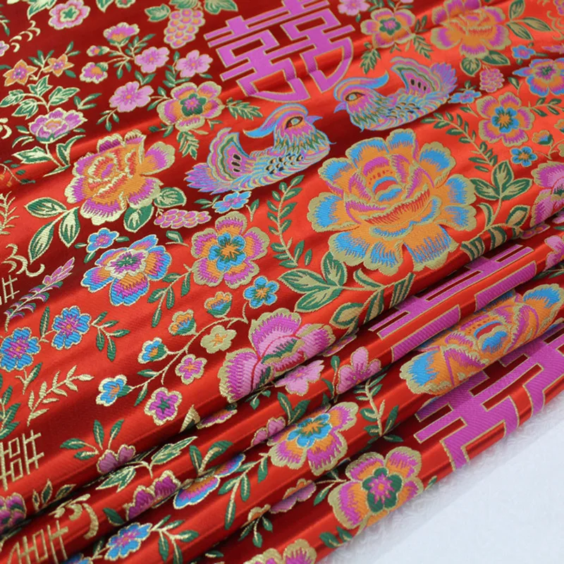 Tela de estilo chino para vestido de boda chino, tejido de estilo