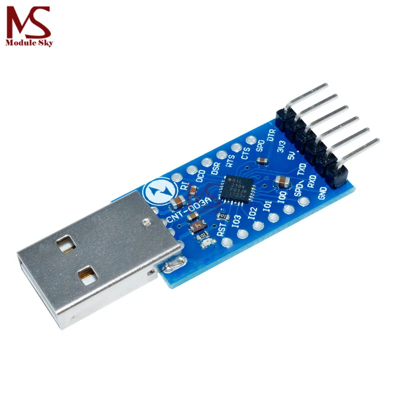 

USB 2.0 to TTL UART 6PIN Module Serial Converter CP2104 STC PRGMR Than CP2102