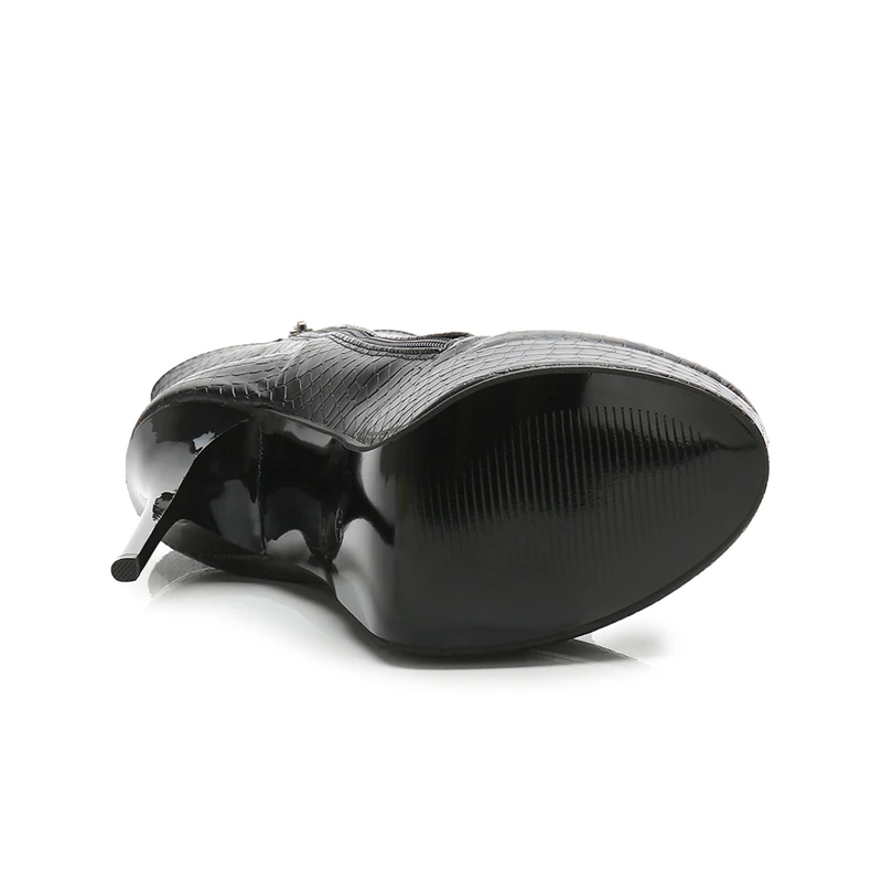 Woman Female Round Toes Mid Calf Boots Black Plus Size Autumn Winter Zips Lady Shoes Soft Leather Boots Shoes Women DB0056