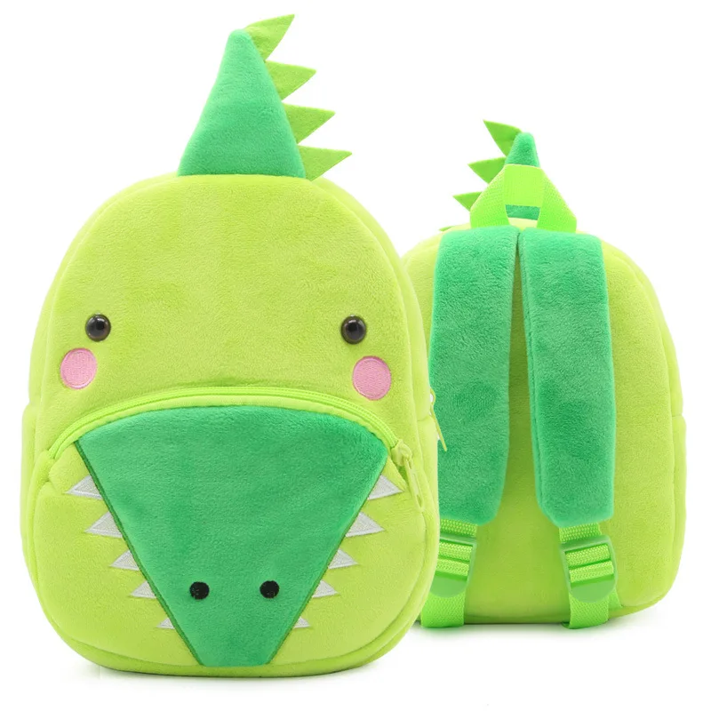 Crocodile Мультфильм Радужный Единорог Дети Школьные сумки для девочек Мягкие плюшевые дети мешок детский сад для маленьких детей школьный рюкзак для мальчиков - Цвет: Crocodile