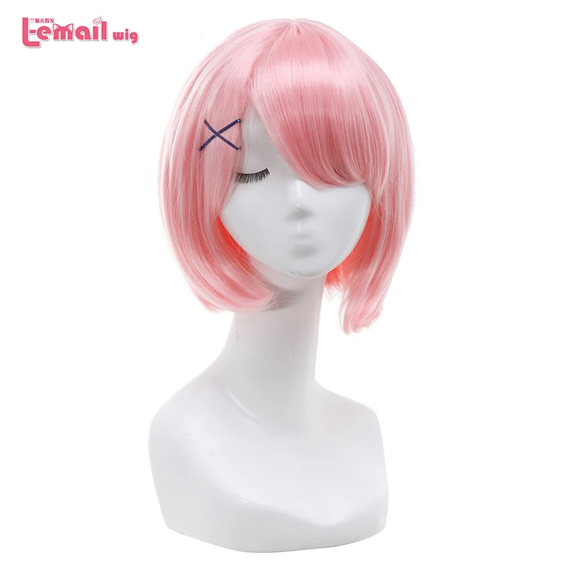 

L-email wig New Animated TV Re: Life in a Different World from Zero Rem and Ram Cosplay Wigs Synthetic Hair Perucas Cosplay Wig