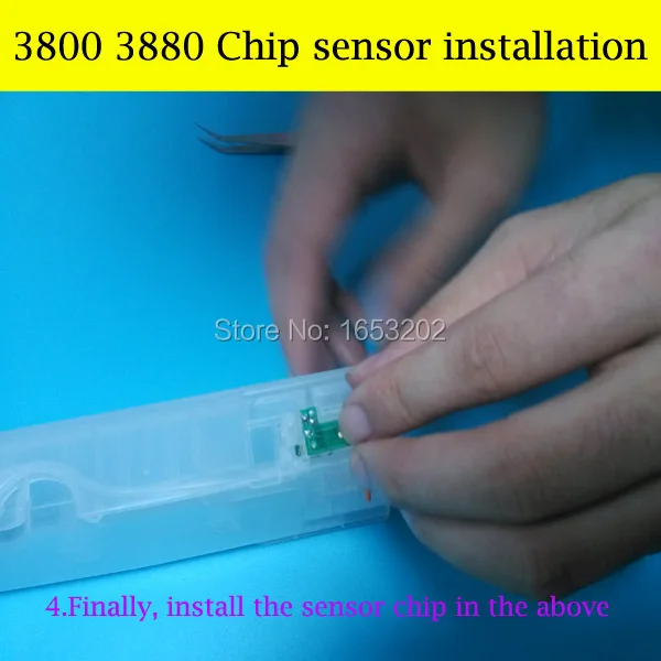 T5803 Comepatible T580 com sensor de chip impressora EPS 3880