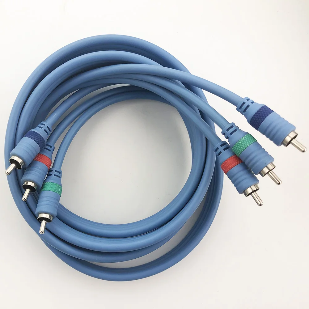 1080P Component Video Cable RGB Ypbpr cable 6ft 1.8M nickel-plated OFC conductor High quality