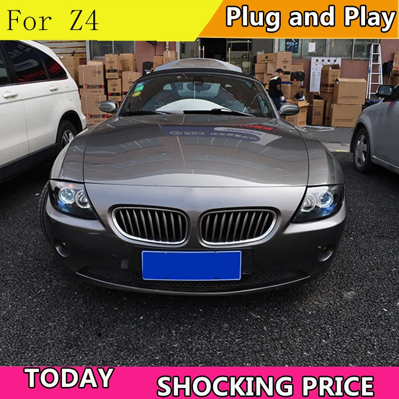 Doxa автомобильный Стайлинг для BMW Z4 E85 светодиодный фары 2003 2008 фар Светодиодный