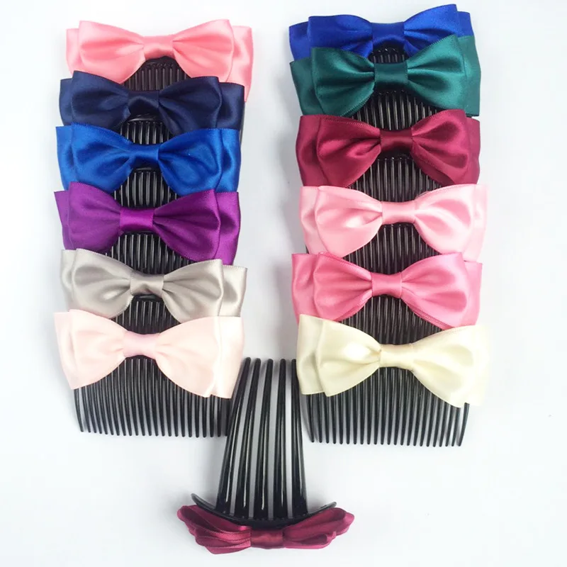 

1PCS high quality women Butterfly Bows Hair Comb Hairpins Styling Tools Barrettes for Hair Accessories New Hair Jewelry