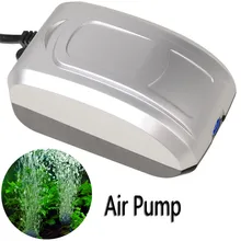 2,8 Watt 3.3L/Min Ultra Silent Aquarium Sauerstoff Luftblase Wasserpumpe für aquarium kompressor EU UNS UK stecker