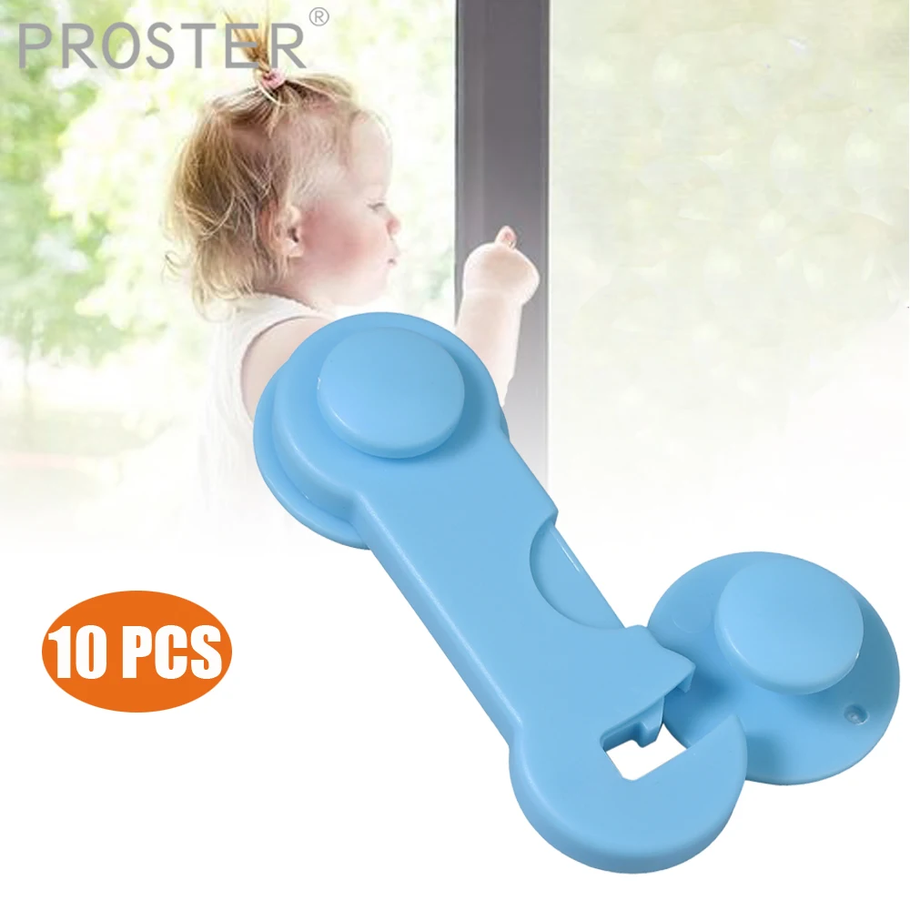 Proster 10 шт. для клеевого замка ребенка для детей, защита для детей двери шкафа для холодильников и ящиков замок для шкафа детская, безопасная, дверная Блокировка