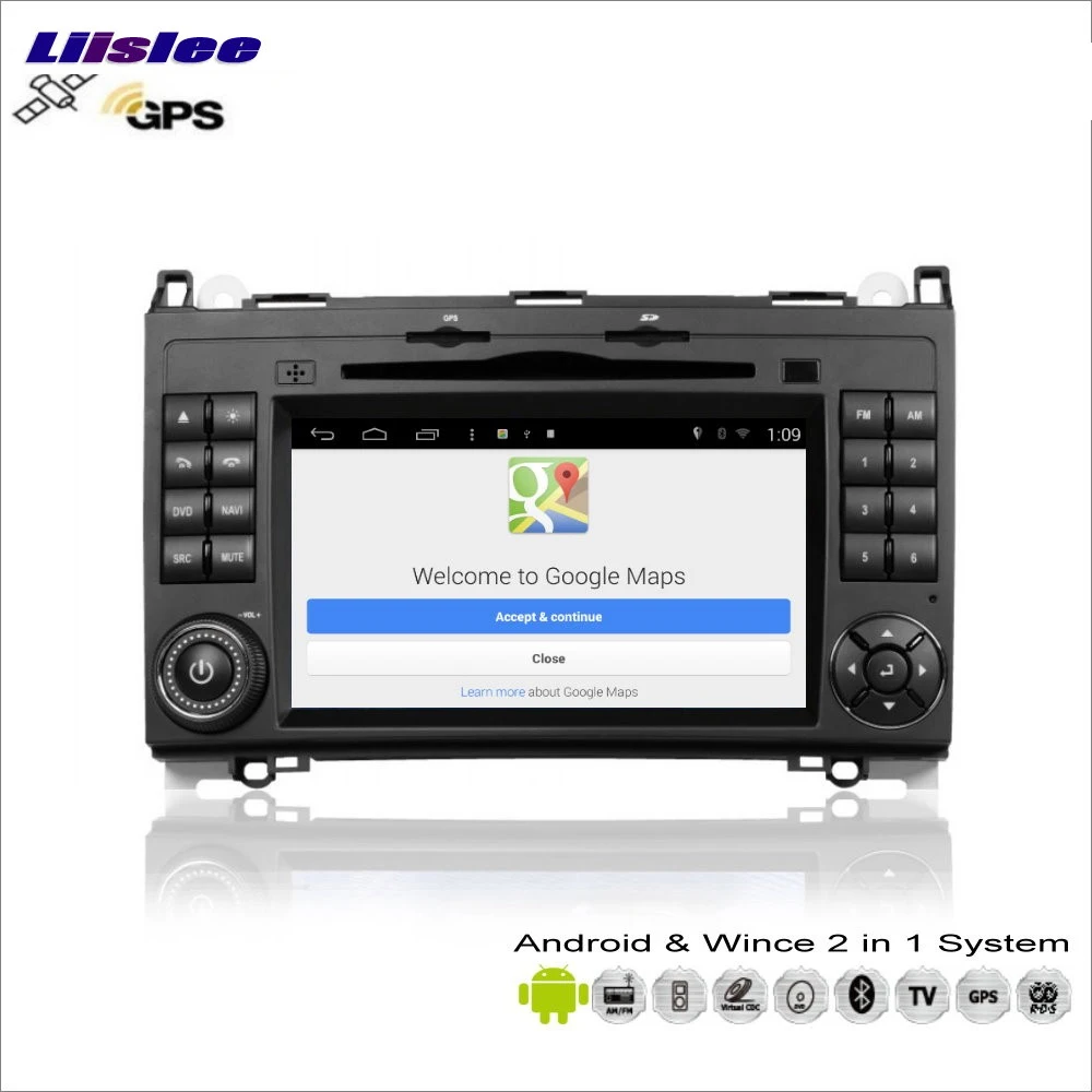 Sale Liislee Car Android Multimedia For Mercedes Benz A W169 / B W245 CD DVD Player GPS Nav Navigation Audio Video Stereo S160 System 3