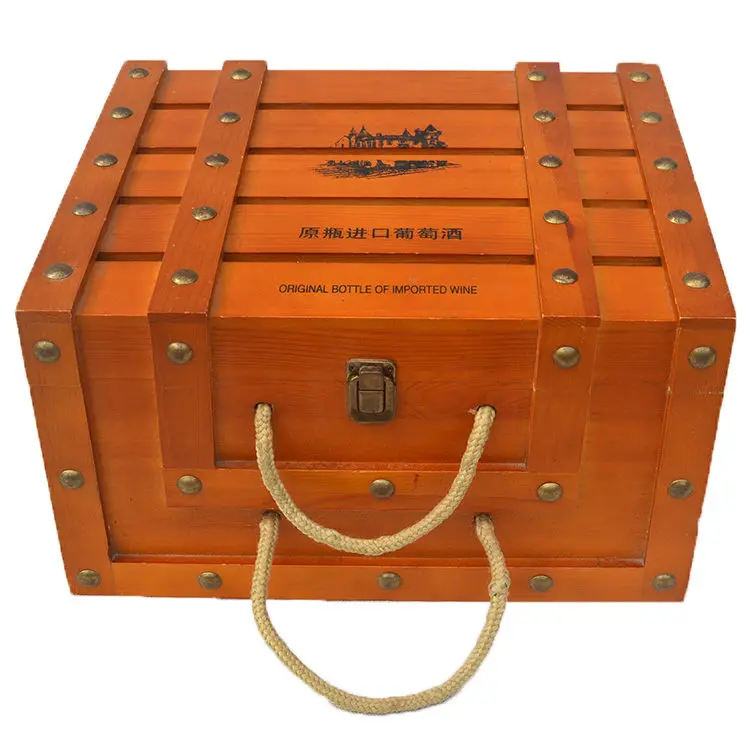 european-exported-high-end-antique-6-pcs-mounted-pine-wood-wine-box
