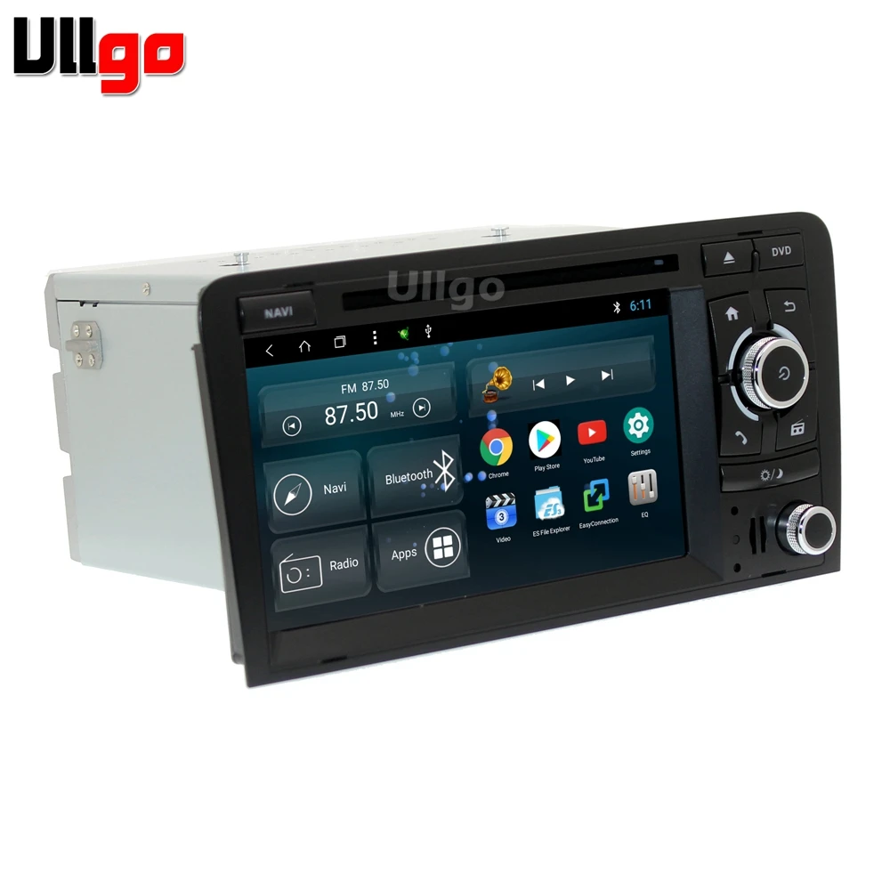 4G + 64G Восьмиядерный 7 &quotAndroid 8 1 автомобильный DVD gps для Audi A3 S3 RS3 Авторадио 2 din