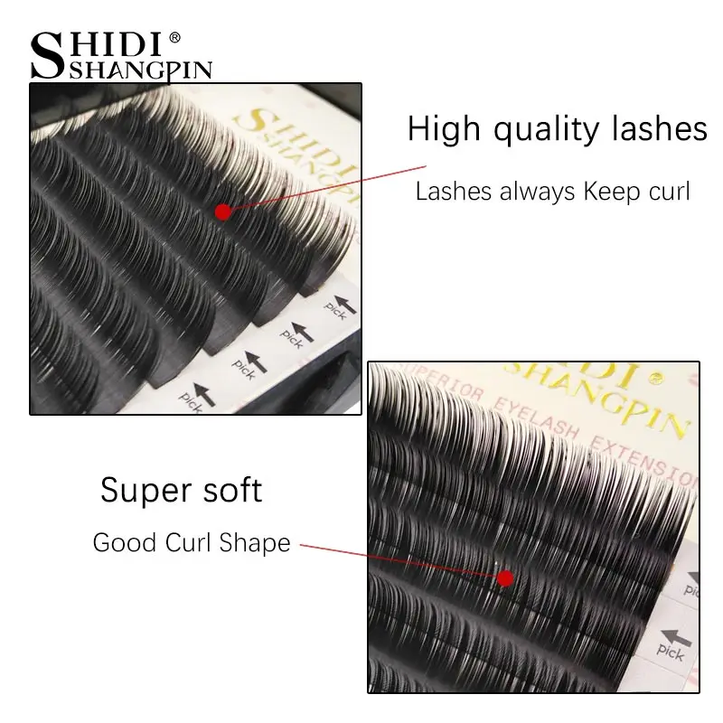 New individual eyelashes extension professional 1 pc false eye lashes mink fake eyelashes makeup long eyelash handmade (4)