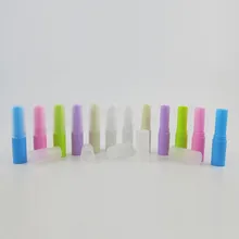 Recipiente vazio do tubo do bálsamo do bordo do tubo do brilho do bordo da garrafa do batom 100x4g com tampão 4cc amostra cosmética containe