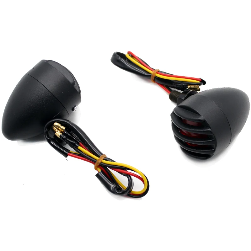 

Motorcycle Bullet Turn Signal Light Lamp For Harley Bobber Custom Chopper Cafe Vulcan Suzuki Honda Shadow Yamaha Cruisers