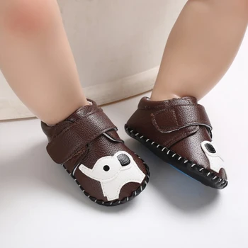 

Baby Shoes Baby Boys Breathable Cartoon Animal Pattern Anti-Slip Shoes Casual Sneakers Toddler Soft Soled First Walkers 2019