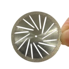 2 шт Стоматологическая Лаборатория алмаз ультра-тонкий двухсторонний наждачный режущий диск для резки фарфоровой короны и штукатурки модель дискового колеса