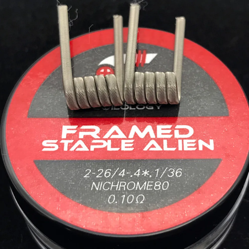 Катушка Coilology Alien Ni80 Clapton для RDA Attomizer металлическая проволока электронной
