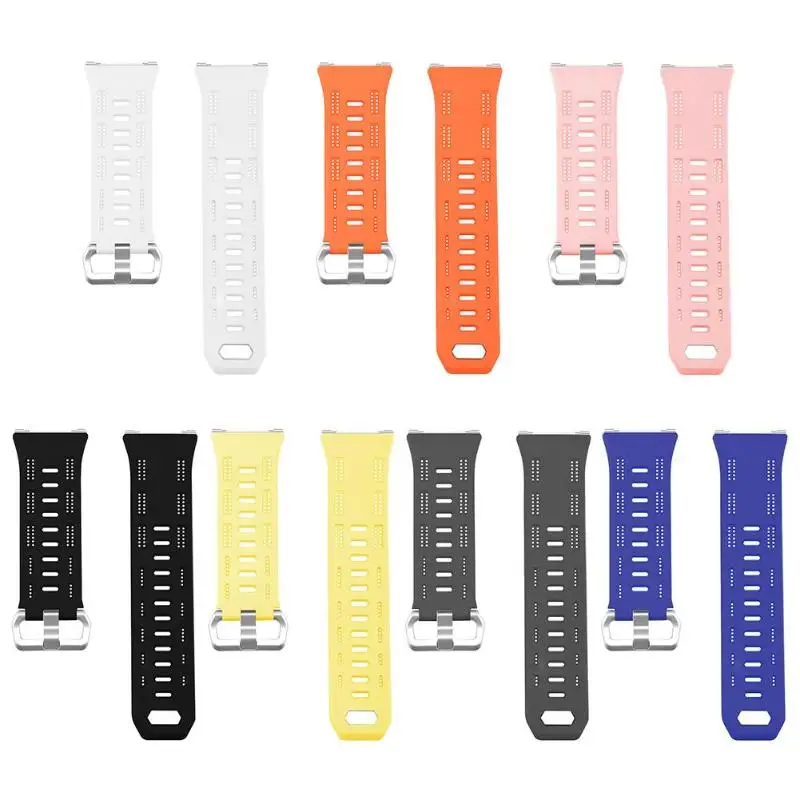 

Soft Silicone TPU Hollow Breathable Wear Resistance Watch Band Bracelet Wrist Strap Replacement for Fitbit Ionic Smart Watch