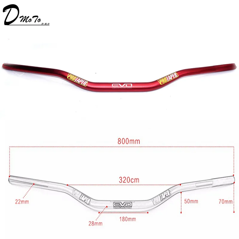 Руль для мотоцикла PRO Cone Pack Fat Bar 1 1/8 дюйма руль кроссового велосипеда 810 мм длина 28 5