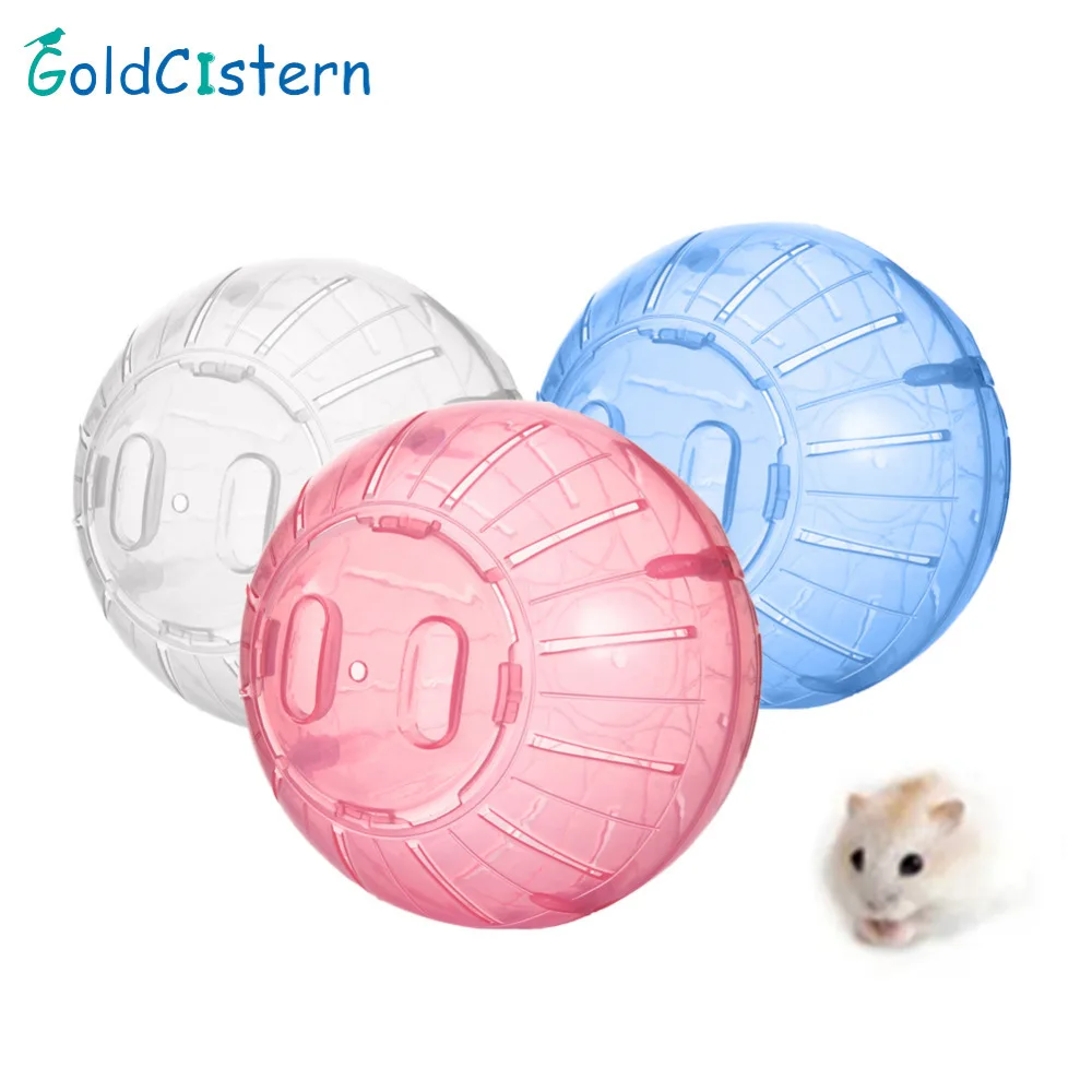 Small Pets Hamster Toys Running Toy Running Ball Plastic Grounder Fun Jogging Hamster Durable