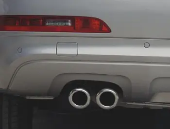 

CHROME EXHAUST MUFFLER TIP PIPE For Audi Q3 2.0 TFSI 2012 2013 2014