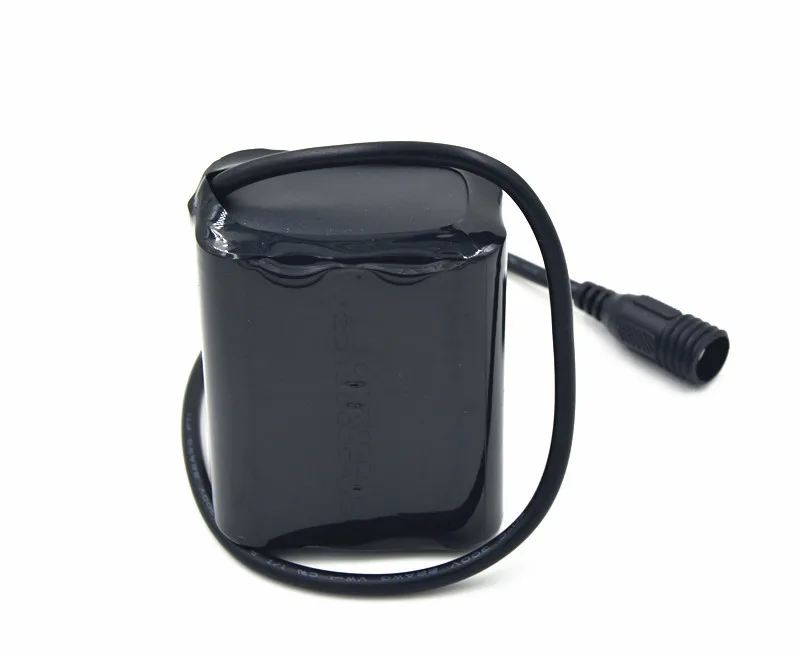 Top Bike Light 10800mAh 18650 Battery Pack 8.4V for SolarStorm X2 X3 T6 Lamps + 8.4V Battery Charger 2