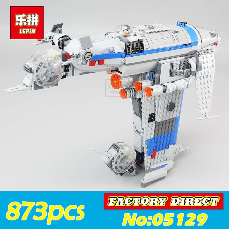 

New Lepin 05129 873Pcs Star Plan Series The Resistance Bomber Set 75188 Building Blocks Bricks Toys As Educational Birthday Gift
