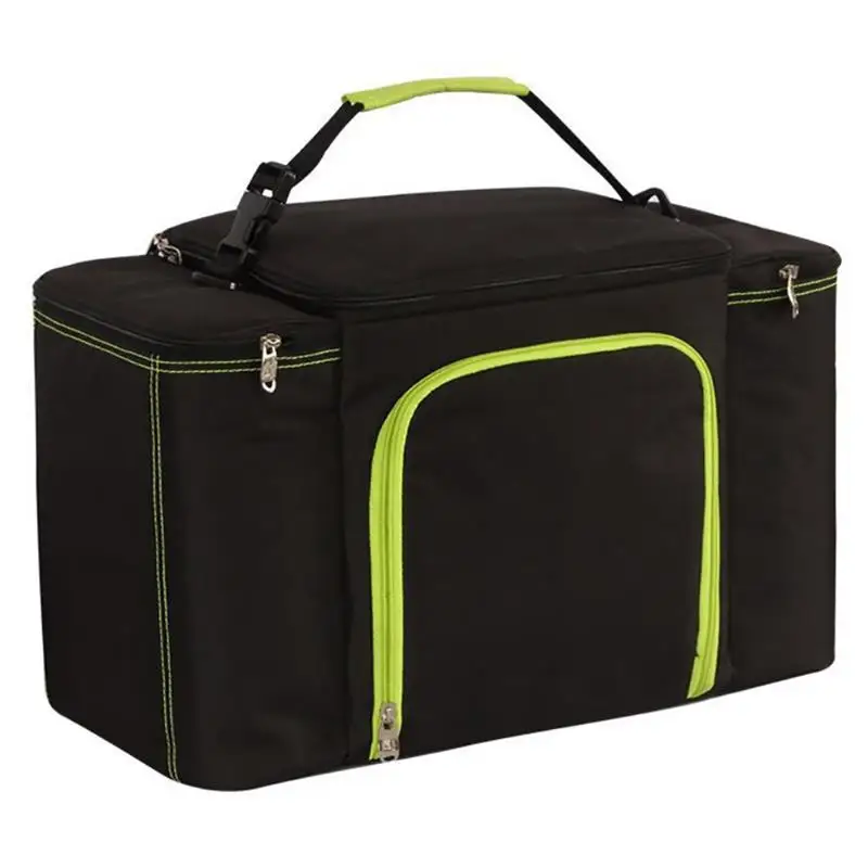 Caixa de Folha de Alumínio Bloco de Gelo Bolsas de Grande Churrascos na Praia de Acampamento Grande Bolsa Térmico Almoço Portátil Capacidade Carro Isolado Bolsas