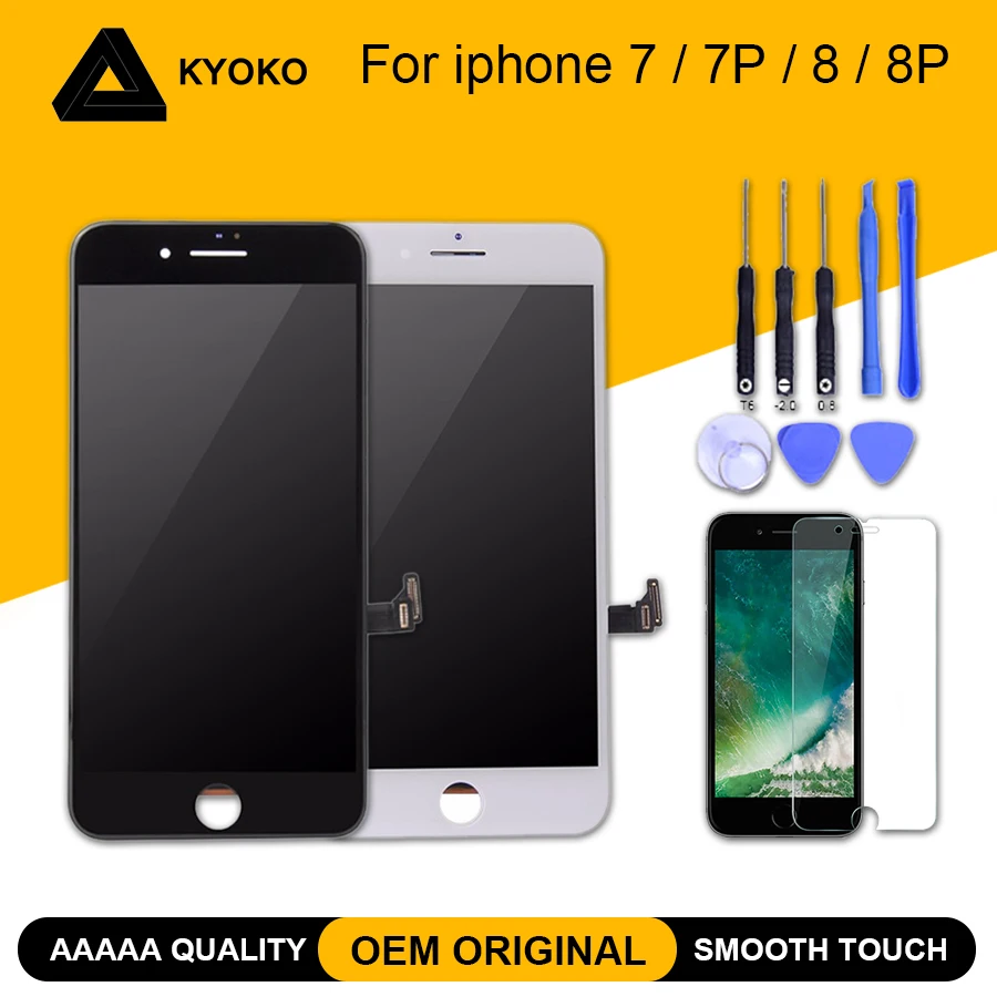

100% AAAAA OEM Original LCD Screen For iPhone 7 7 Plus Screen 8 8 Plus LCD Display Digitizer Touch Module Screen Replacement