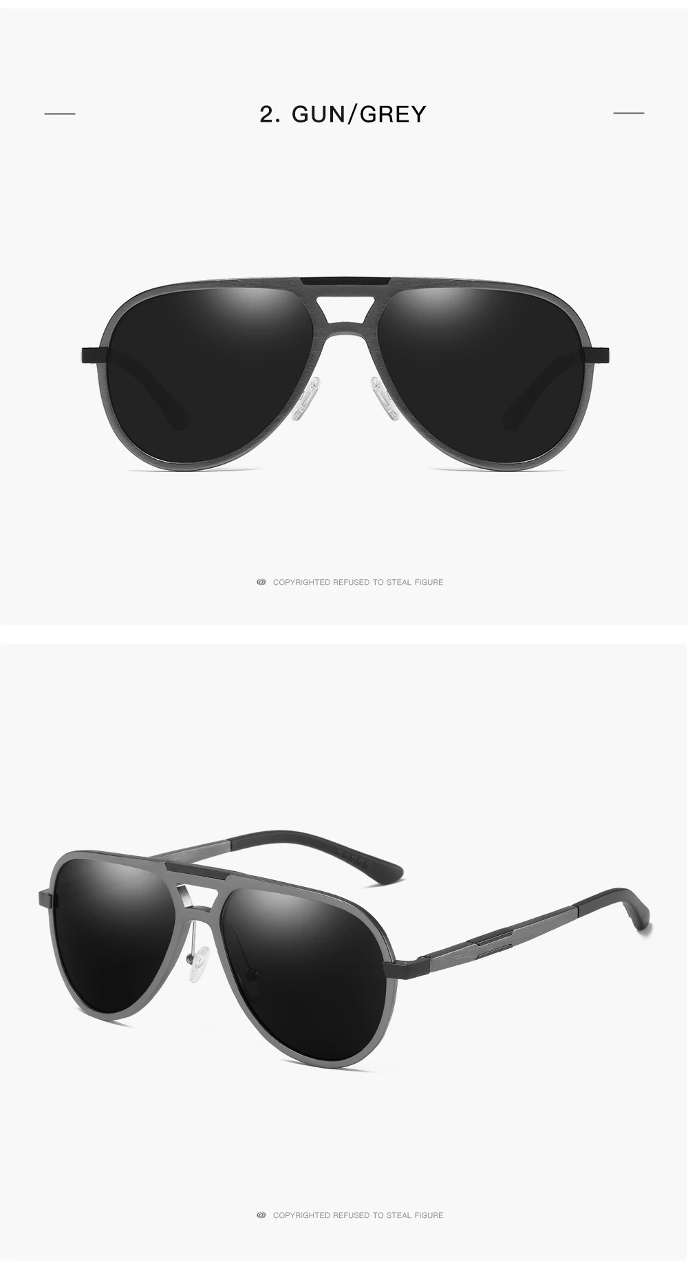 Классические мужские солнцезащитные очки, поляризационные, Для женщин вождения очки в металлической оправе Солнцезащитные очки Мужские