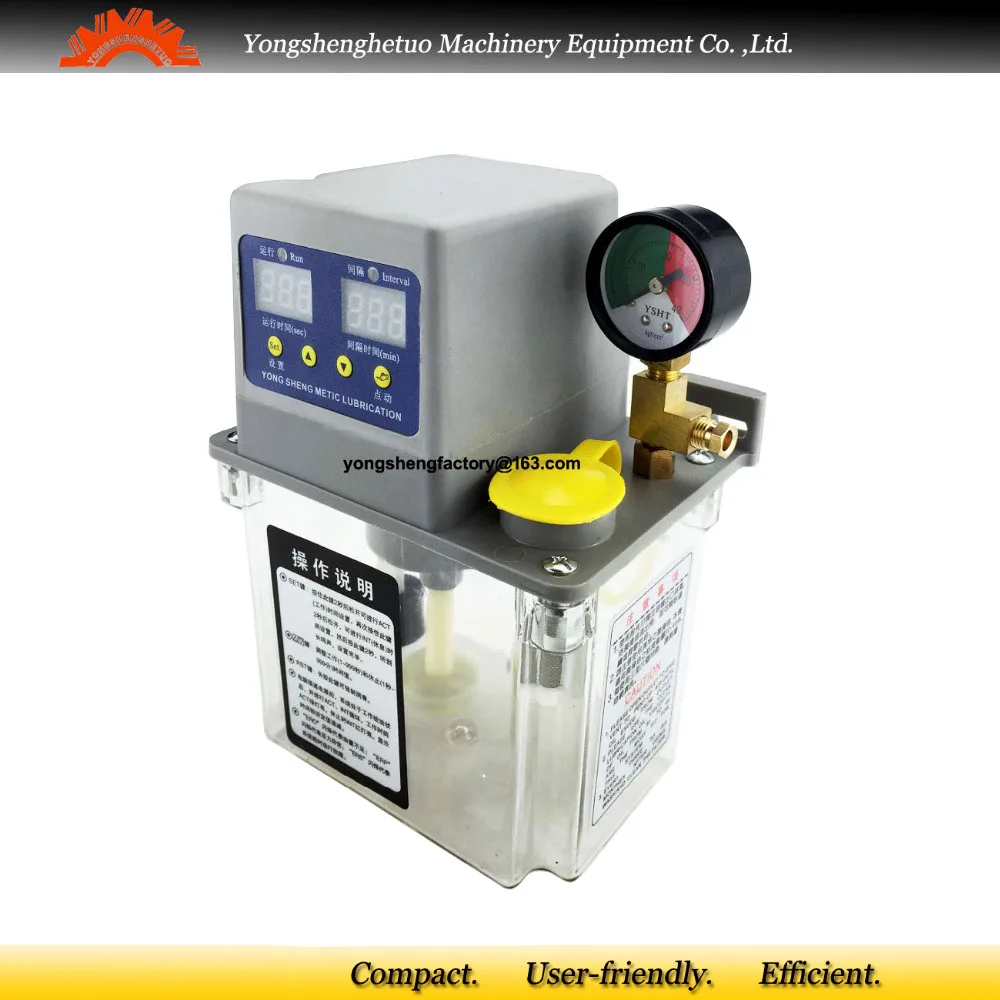 Electric solenoid lubrication pump pump lubricator