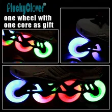 4 шт./партия 90A Led Flash роликовые коньки 60 мм 64 мм 68 мм 70 мм колеса для фристайла катания на коньках слалом для роликовых коньков, колёсики Дерби Seba