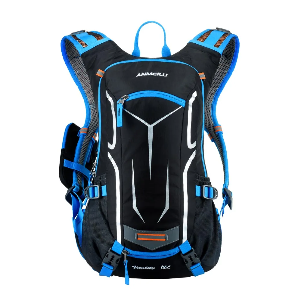 

ANMEILU 18L Outdoor Backpack Cycling Backpack Sports Rucksack Climbing Bag Bike Shoulder Bag Waterproof Bag with Rain Cover
