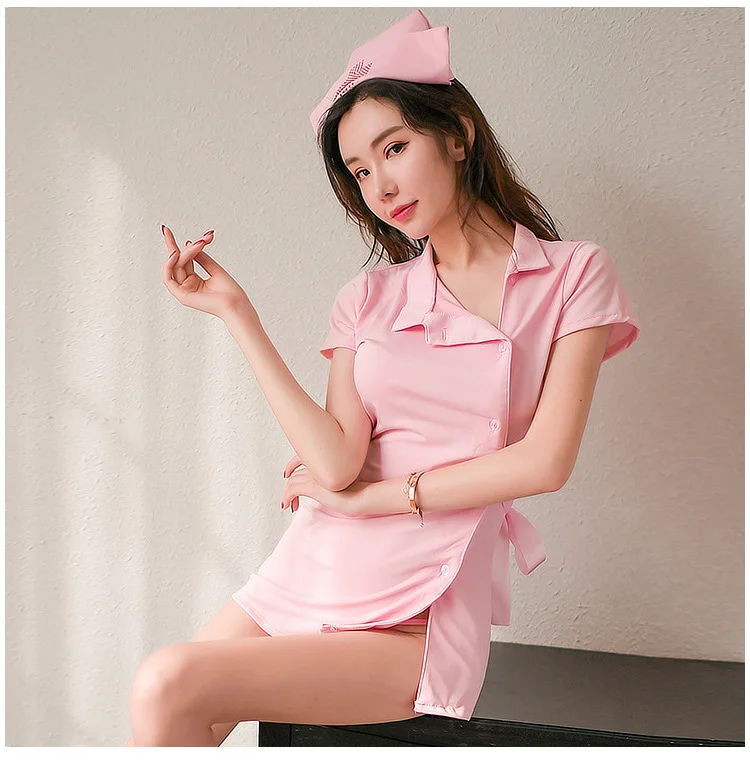 

OUIRRY Sexy Underwear Female Nurses Cosplay Professional Suit Uniform Temptation Pajamas Foreign Trade Wholesale Role Playing