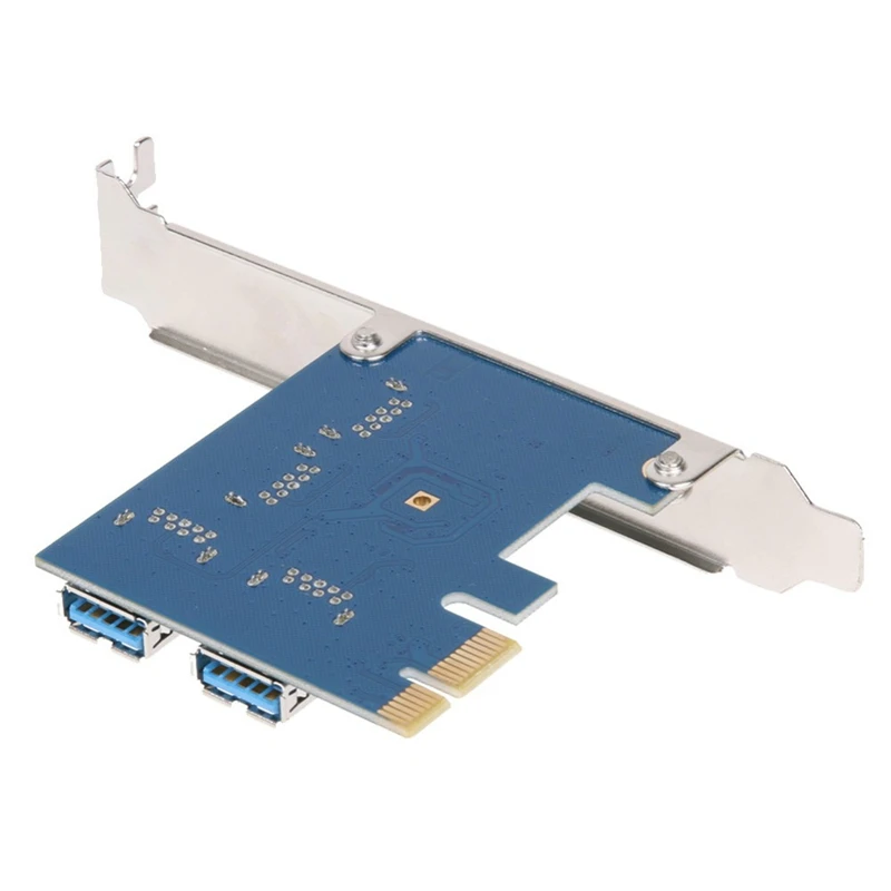 Адаптер Pci-E на Pci-E 1 поворот 4 слота Pci-Express 1X на 16X Usb 3,0 для майнинга специальная плата расширения карты Pcie конвертер для