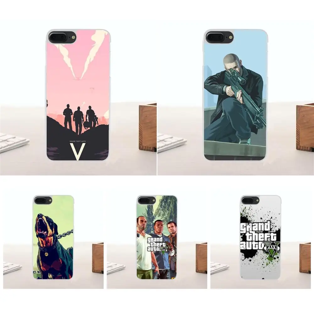 Мягкий защитный чехол для Huawei G7 G8 Honor 5A 5C 5X 6 6X 7 8 V8 Mate 9 P7 P8 P9 P10 Lite Plus Grand Theft Auto V Gta