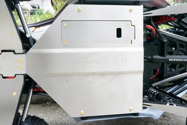 1/10 Stainless Steel C Chassis Amo Potecto Skid Plate