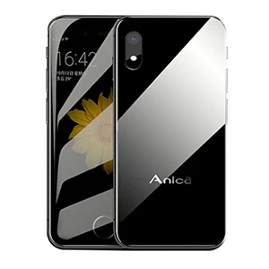 Original Mini Smartphone Anica i8 2.45" Android 6.0 WCDMA 3G CellPhone WiFi GPS Speaker mobile phone Support Google Store - Цвет: black