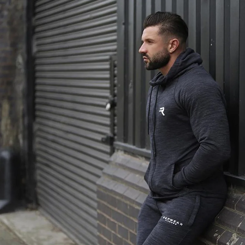 Men's Sportwear Suit Tracksuit Hoodie Men (16)