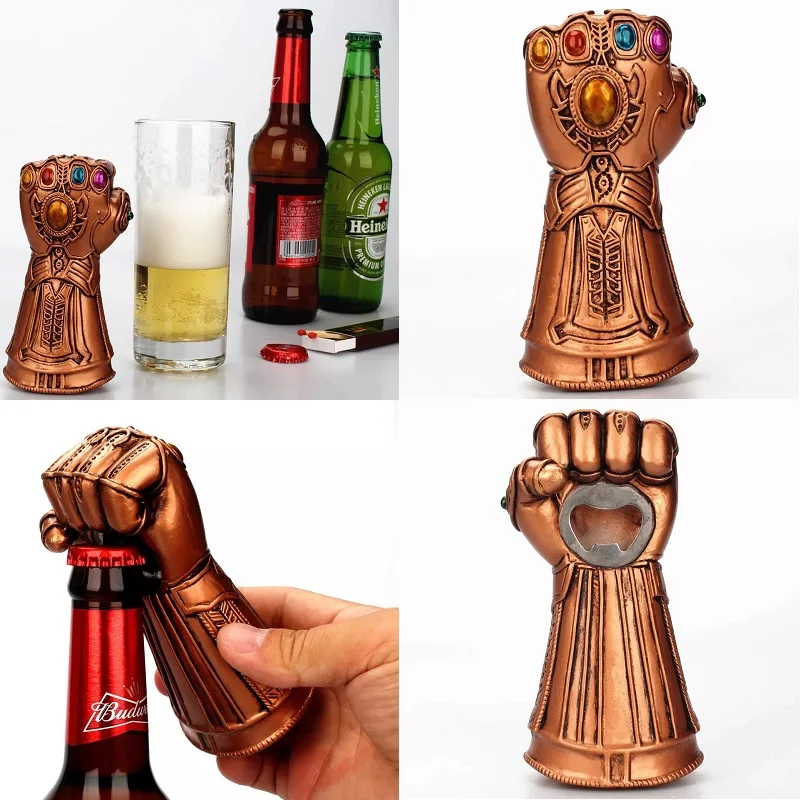 Креативная открывалка для бутылок Мстители Бесконечность война перчатка Таноса открывалка для пива индивидуальная кухонная посуда для бара декорированные инструменты