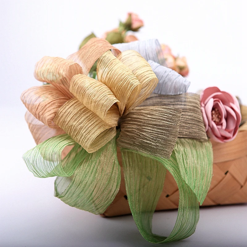

Lace Ribbon 2Yard/Lot Polyester Protection Lace Fabric Sewing Clothes Lace Trimmings Mesh Gift Bouquet Wrapping Ribbon 19530