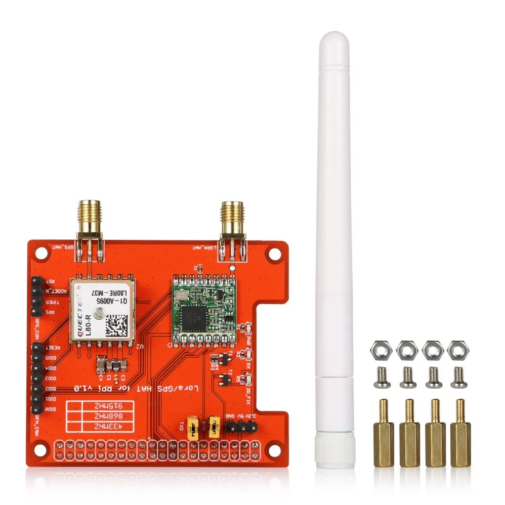 

LorGPS HAT V1.4 version Lora/GPS_HAT is a expension module for LoRaWan and GPS for ues with the Raspberry Pi