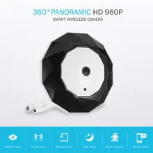 SANNCE 360 Degree Panoramic Camera IP 960P 1 3MP CCTV Home Security IP Camera Wifi Two