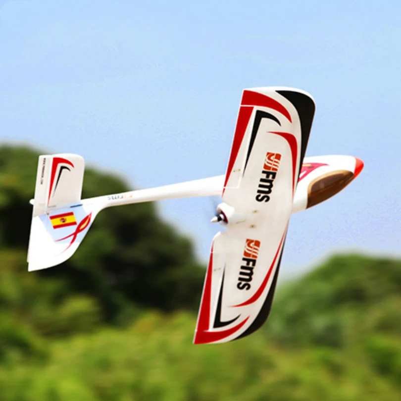 FMS 900 мм (35 4 дюйма) Red Dragonfly 4CH 2S PNP долговечный EPO RC Самолет Легкий тренажер для